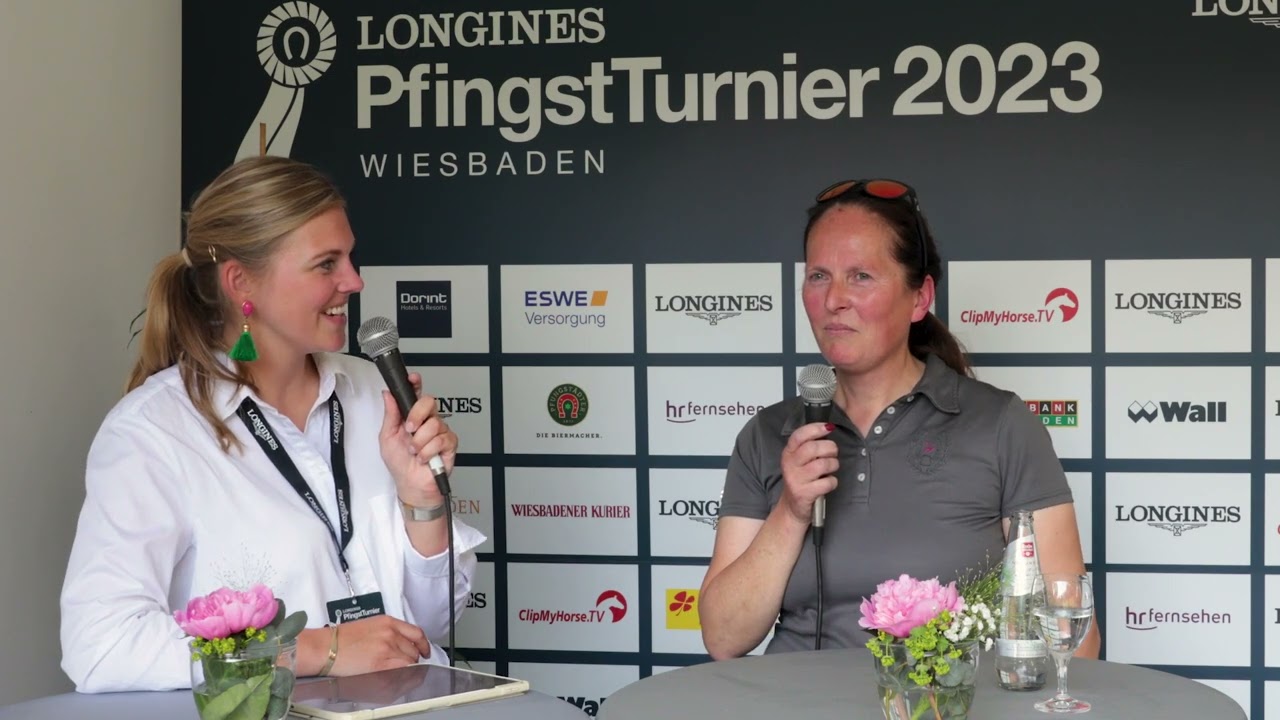 Longines PfingstTurnier 2023 - Groom Steffi Wiegard imInterview