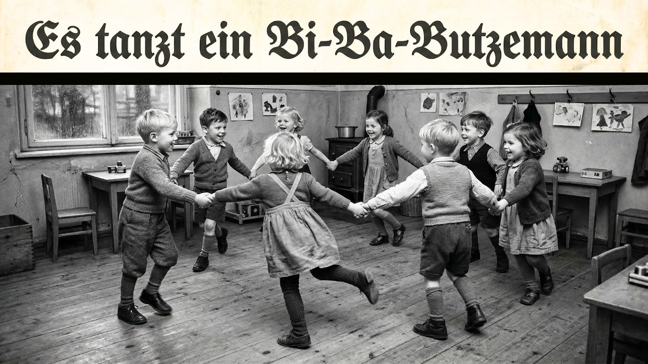 Es tanzt ein Bi Ba Butzemann 🎶 Deutsches Volkslied 🎶 Kinderlied zum mitsingen
