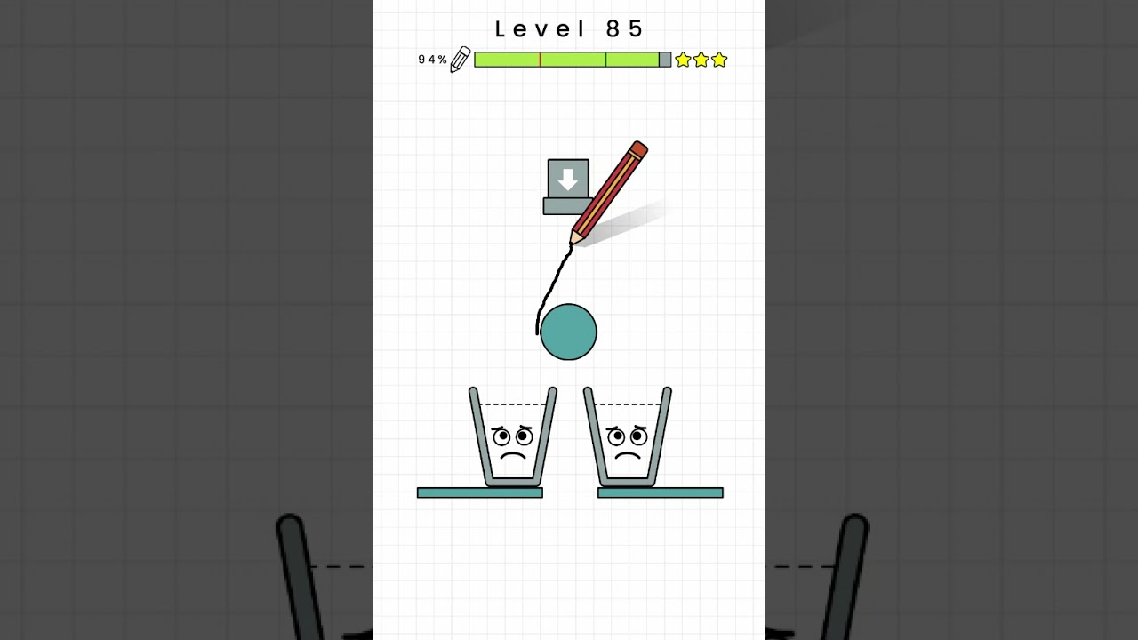 Happy Glass - Level 85. Three Stars Solution. Gameplay Walkthrough