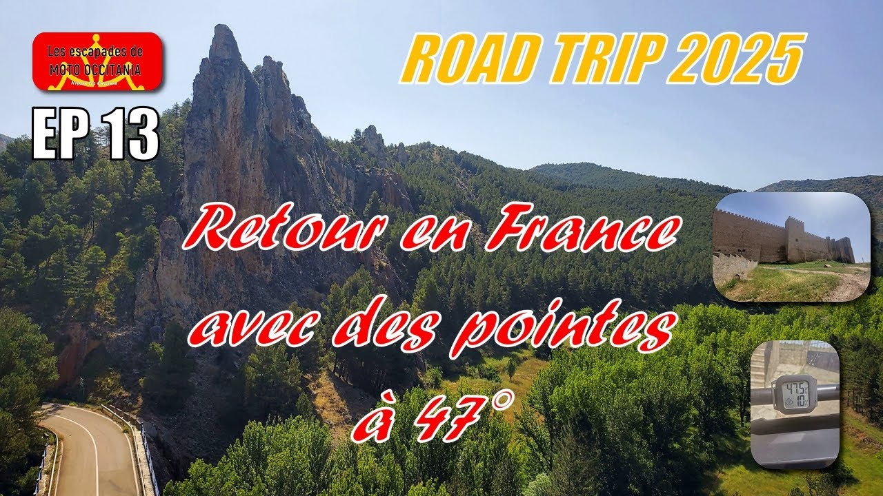ROAD TRIP MOTO ( ep 13 )TOUJOURS EN ESPAGNE