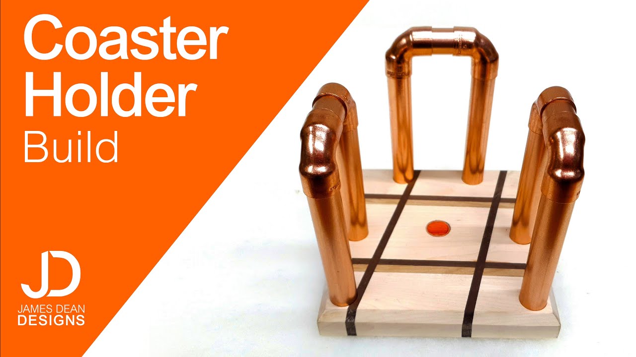Изготовление держателя подставки из меди и дерева