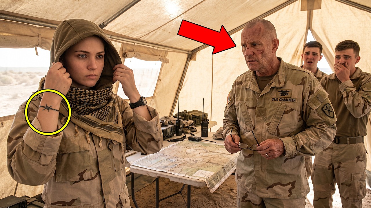 They Mocked at Her Tattoo &mdash; Until the Sniper Removed Her Hood and the SEAL Commander Froze