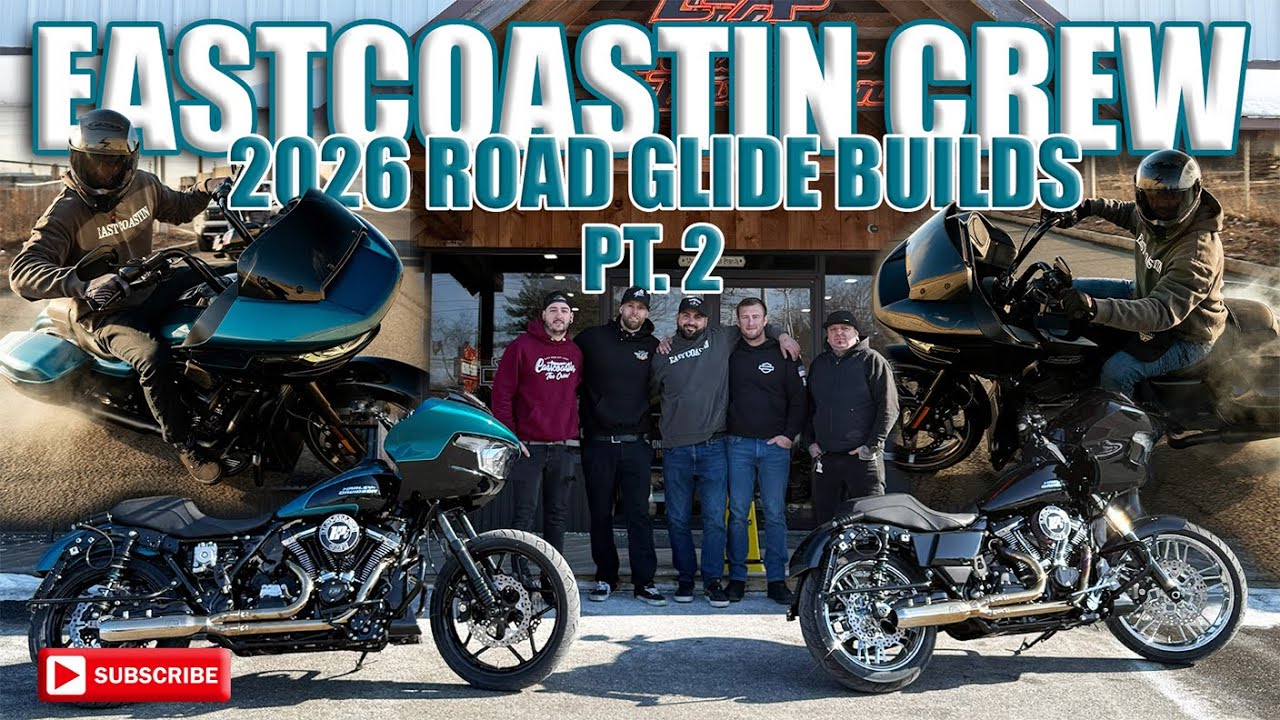 TURNING 2026 ROAD GLIDES INTO STUNT READY BAGGERS (PT.2)