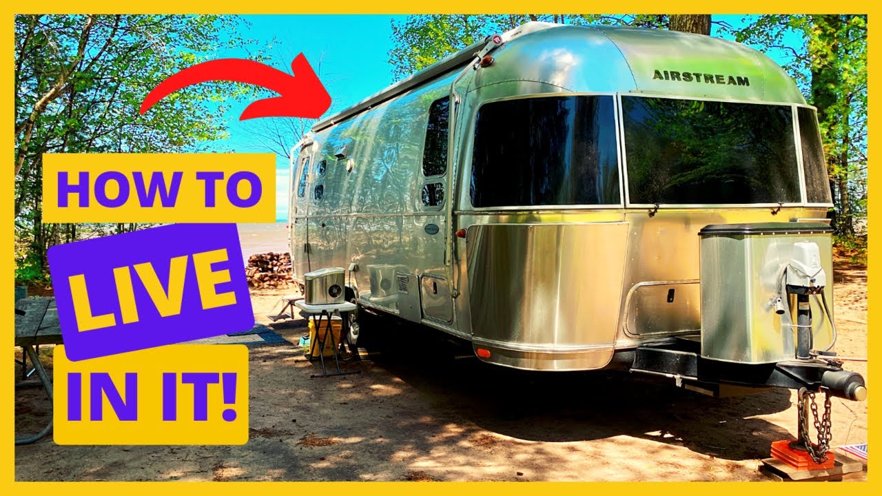 Экскурсия по облаку Airstream Flying Cloud и жизнь «на полную ставку» в 25-футовом трейлере. ЛАЙФ...