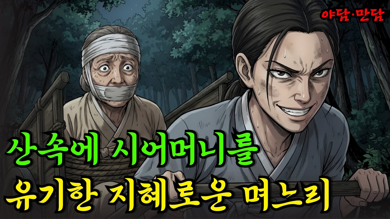 산속에 시어머니를 버릴 수 밖에 없었던 이유|야담|만담|전설|옛날이야기|사연