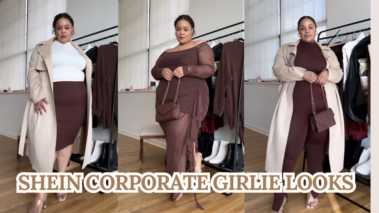 SHEIN CURVE TRY ON HAUL | Brunch, Networking Events, Cooperate dinners + More @SHEINOFFICIAL