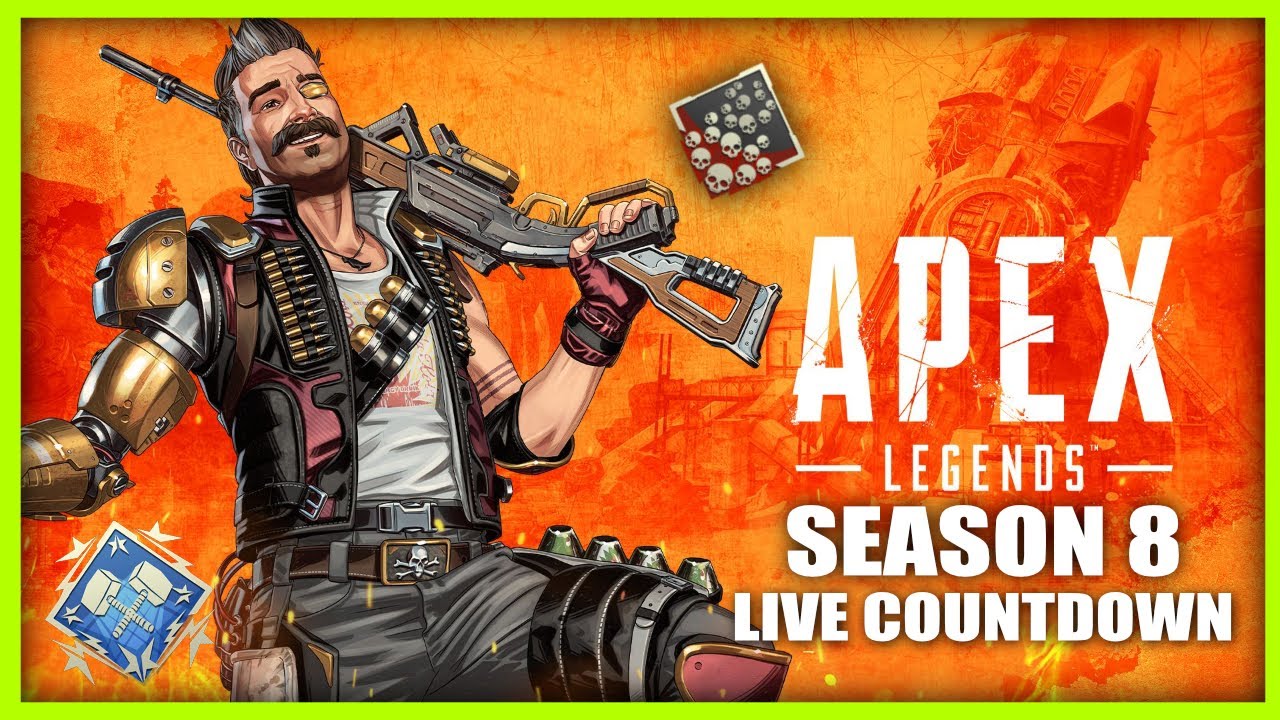 *NEW* APEX LEGENDS - SEASON 8 LIVE COUNTDOWN - BATTLEPASS GIVEAWAY!