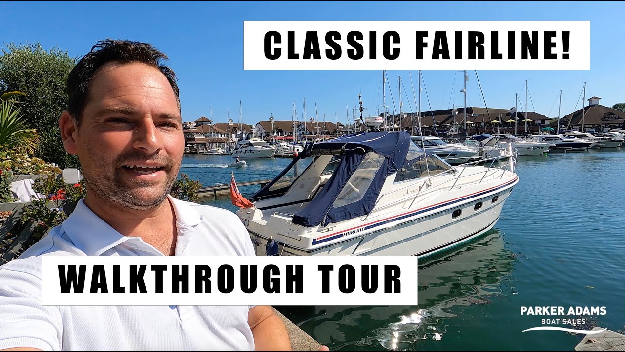 Classic Fairline Yacht Tour! Targa 33 - One of the first real classic Fairlines!