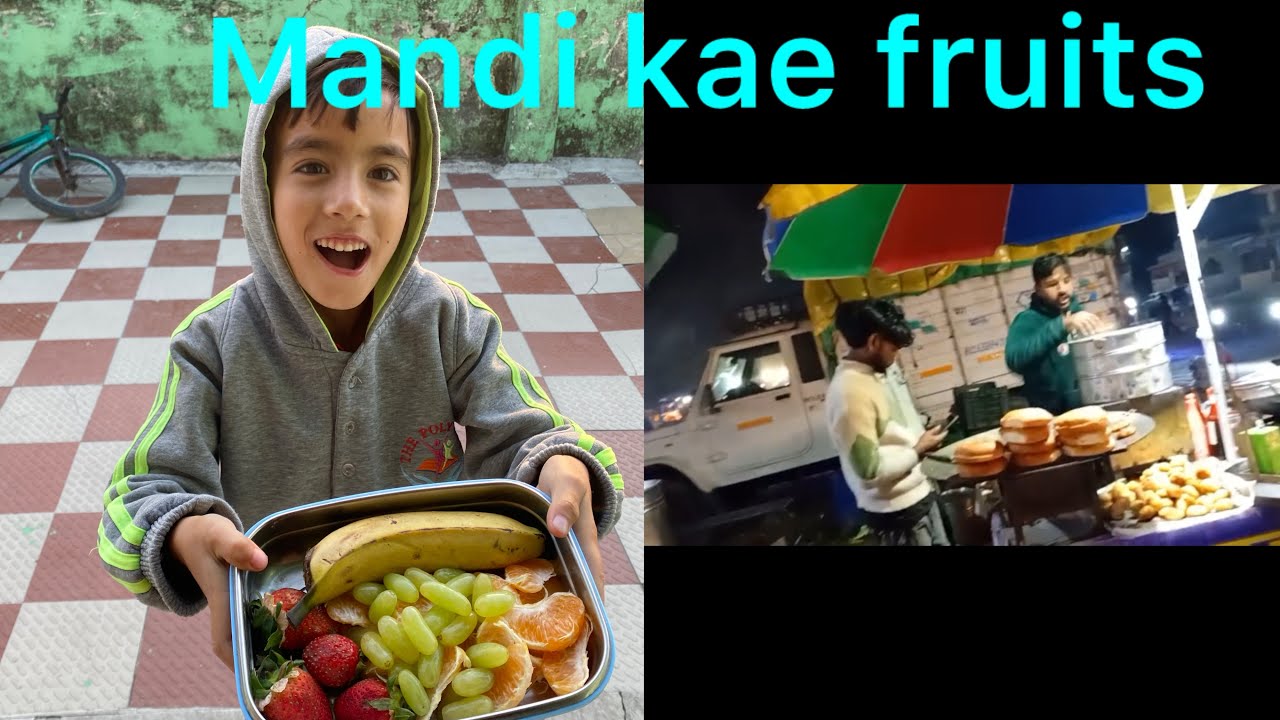 Aaj mandi gayi thi bahut sari sabji aur furits leke aaii 🍊🍅🥬