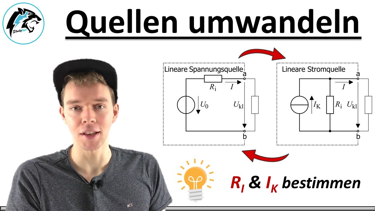Quellen umwandeln – (Strom- & Spannungsquelle) | Elektrotechnik
