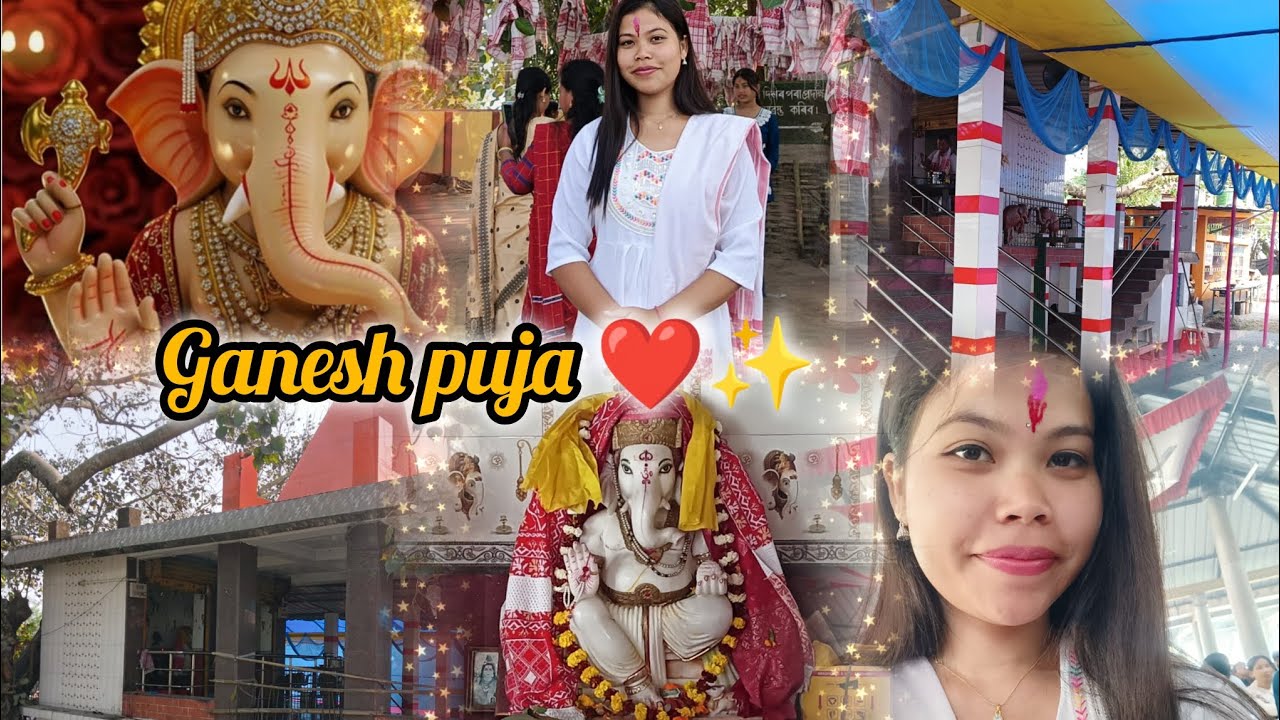 Ganesh puja ❤️✨||Sorbhog|| assamese vlog 😊||Assam ||