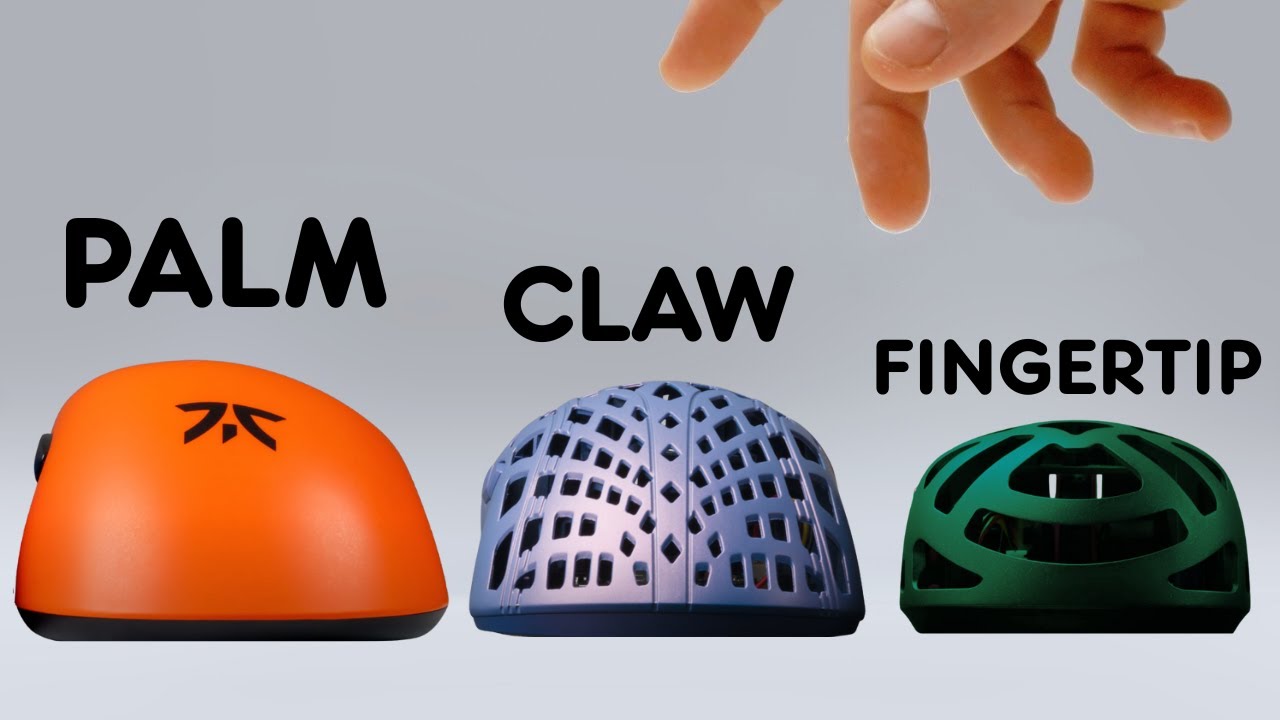 Best mouse for each grip type
