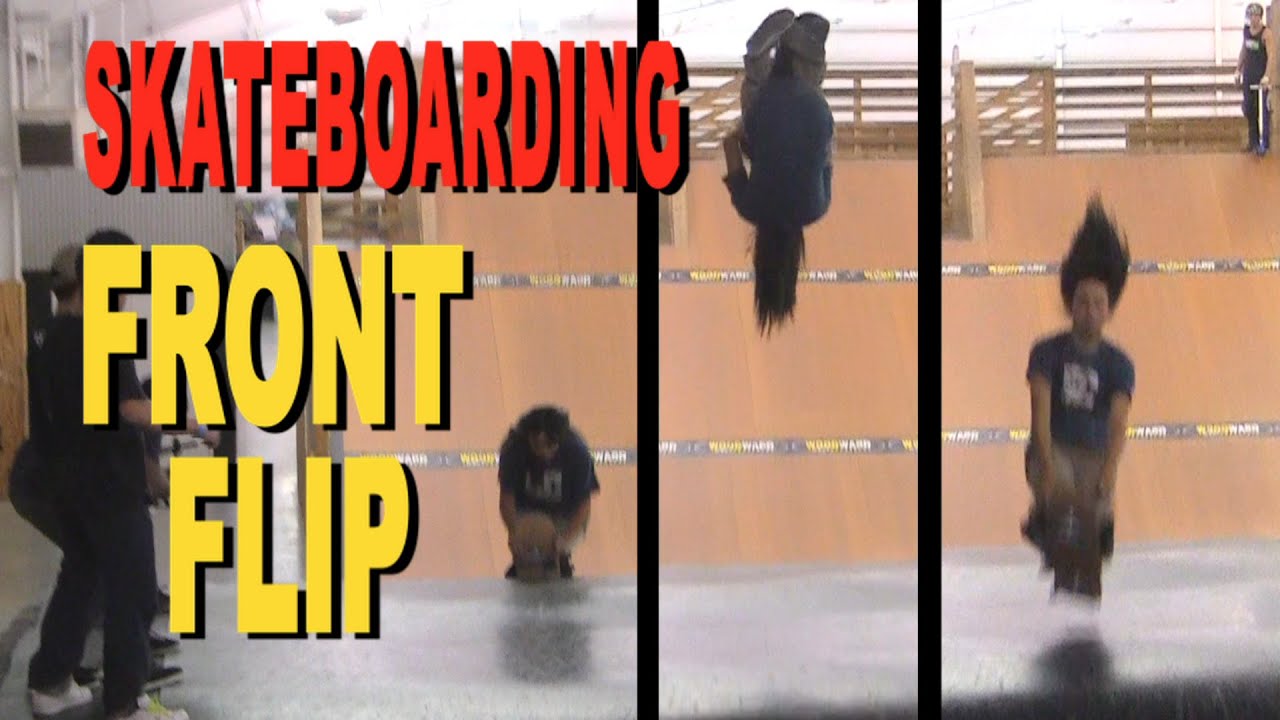 SKATEBOARDING - KNEE FRONT FLIP - Izzy Cantu