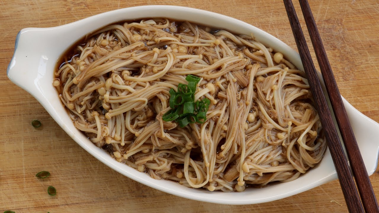 Enoki Mushroom in Soy Sauce | The Best Enoki Mushrooms Recipes | BODIAN LIFE