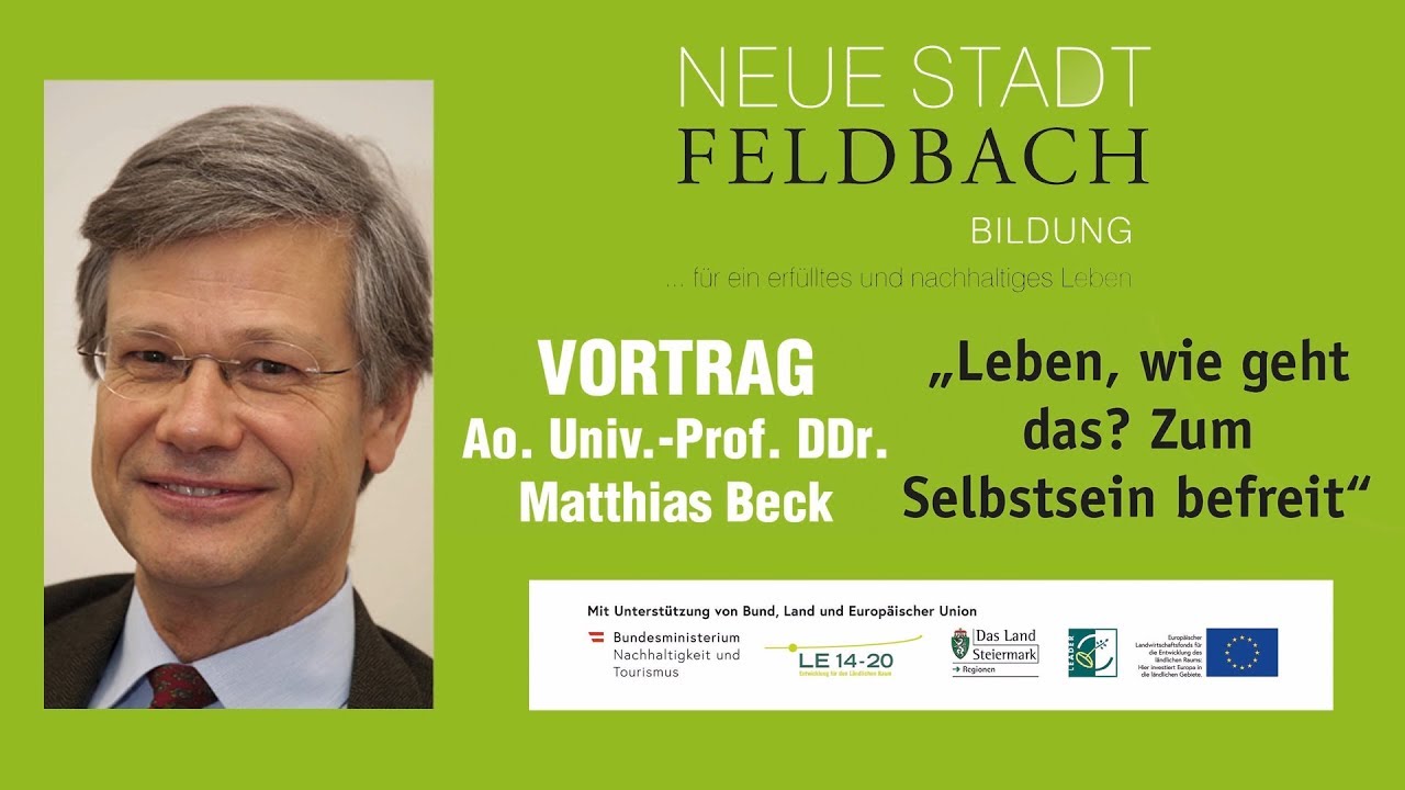 Vortrag Ao. Univ.-Prof DDr. Matthias Beck | Leben, wie geht das?  | vulkantv.at