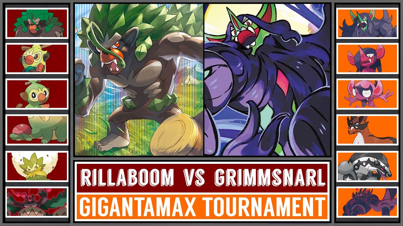 GMAX RILLABOOM vs GMAX GRIMMSNARL | Gigantamax Pokémon Sword & Shield Tournament [Battle #4]