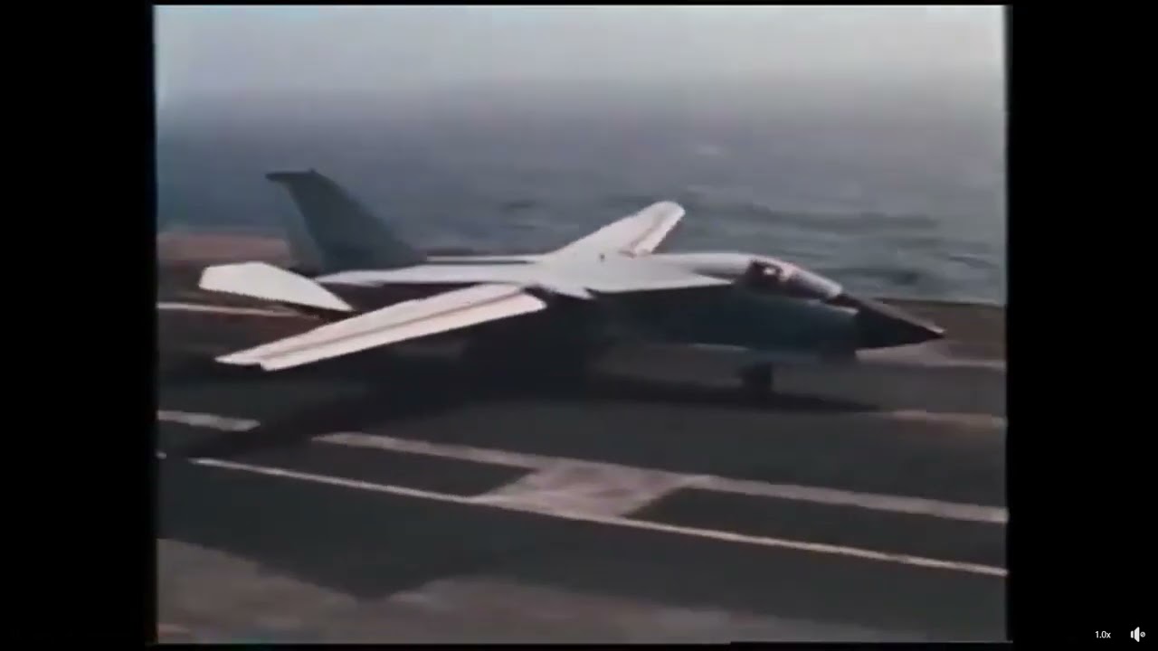 F-111B Carrier Suitability Trials - USS Coral Sea - 1968