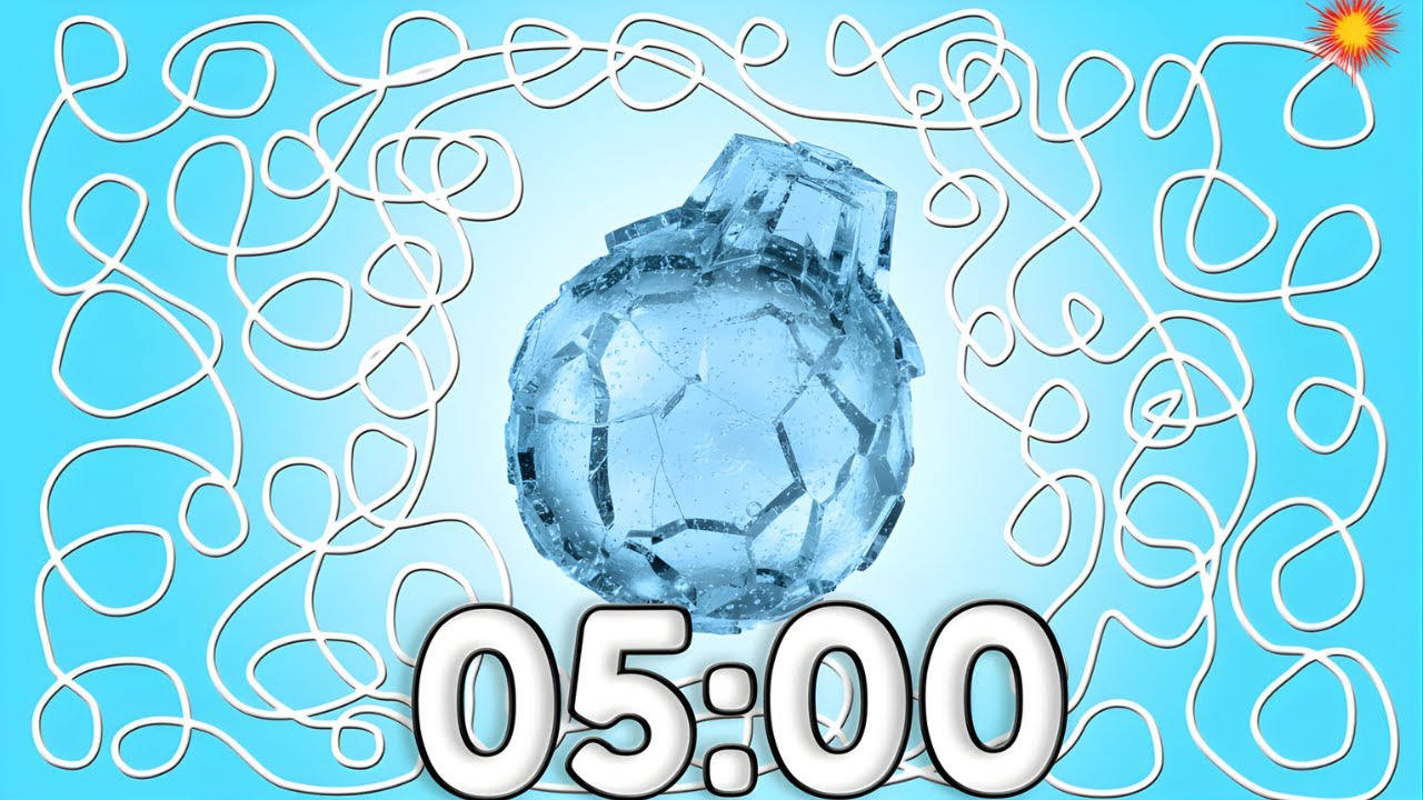 5 Minute Timer Bomb Ice Winter Countdown ❄️