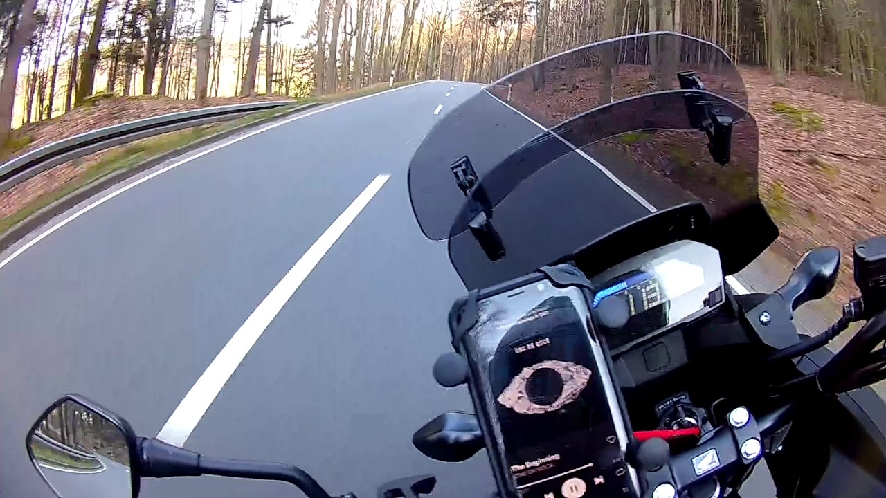 Odenwald Hutzwiese mit der NC750X