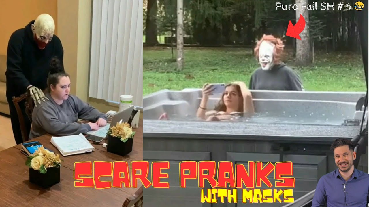 Scare Pranks with Masks || Puro Fail SH #6