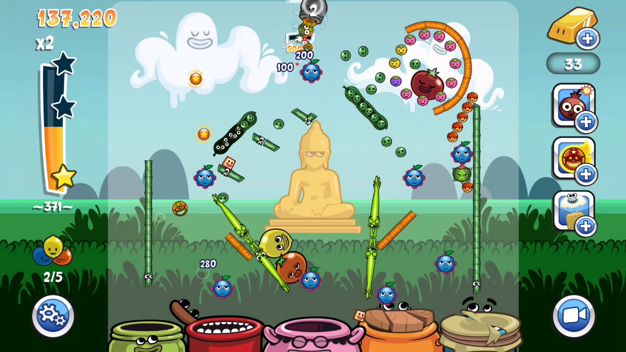papa pear saga level 371 no boosters NEW