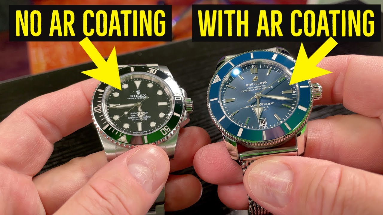 Watch with AR Coating vs. Watch Without AR Coating