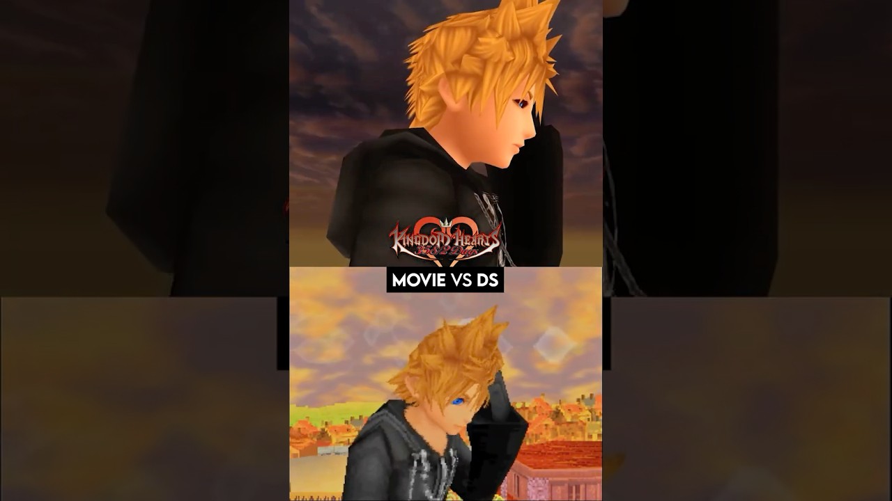 Roxas vs Xion Cutscene Comparison in Kingdom Hearts 358/2 Days