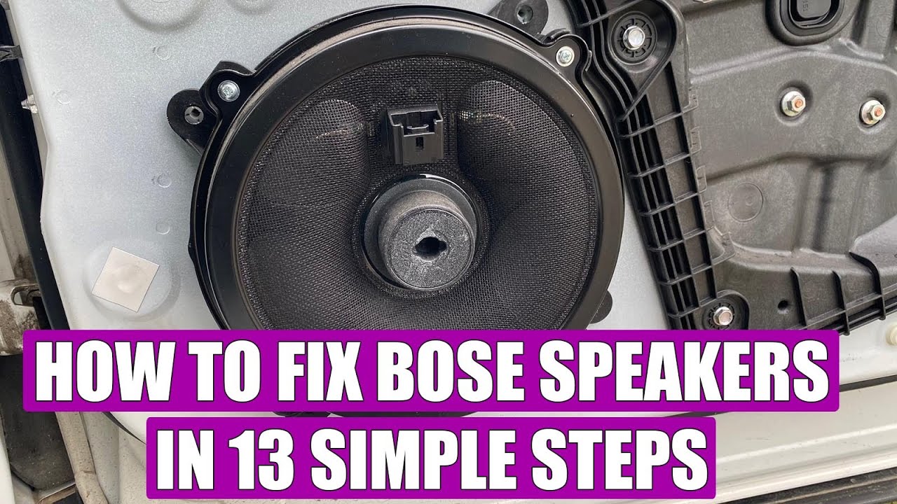 TUTORIAL: How to fix / repair Bose speakers (buzzing / rattle) Mazda 3, 6, CX-5, CX-3, MX-5, CX-7