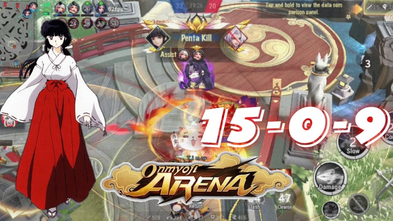 My first PENTA in Season 30 | Kikyo Full Gameplay #1 | Onmyoji Arena | RG #onmyojiarena
