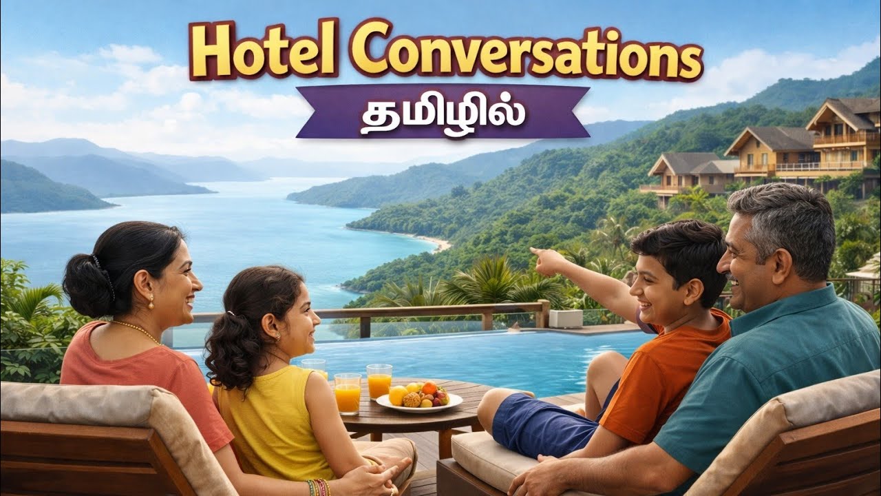 English Conversations at the Hotel in Tamil|Spoken English in Tamil #spokenenglishthroughtamil 
