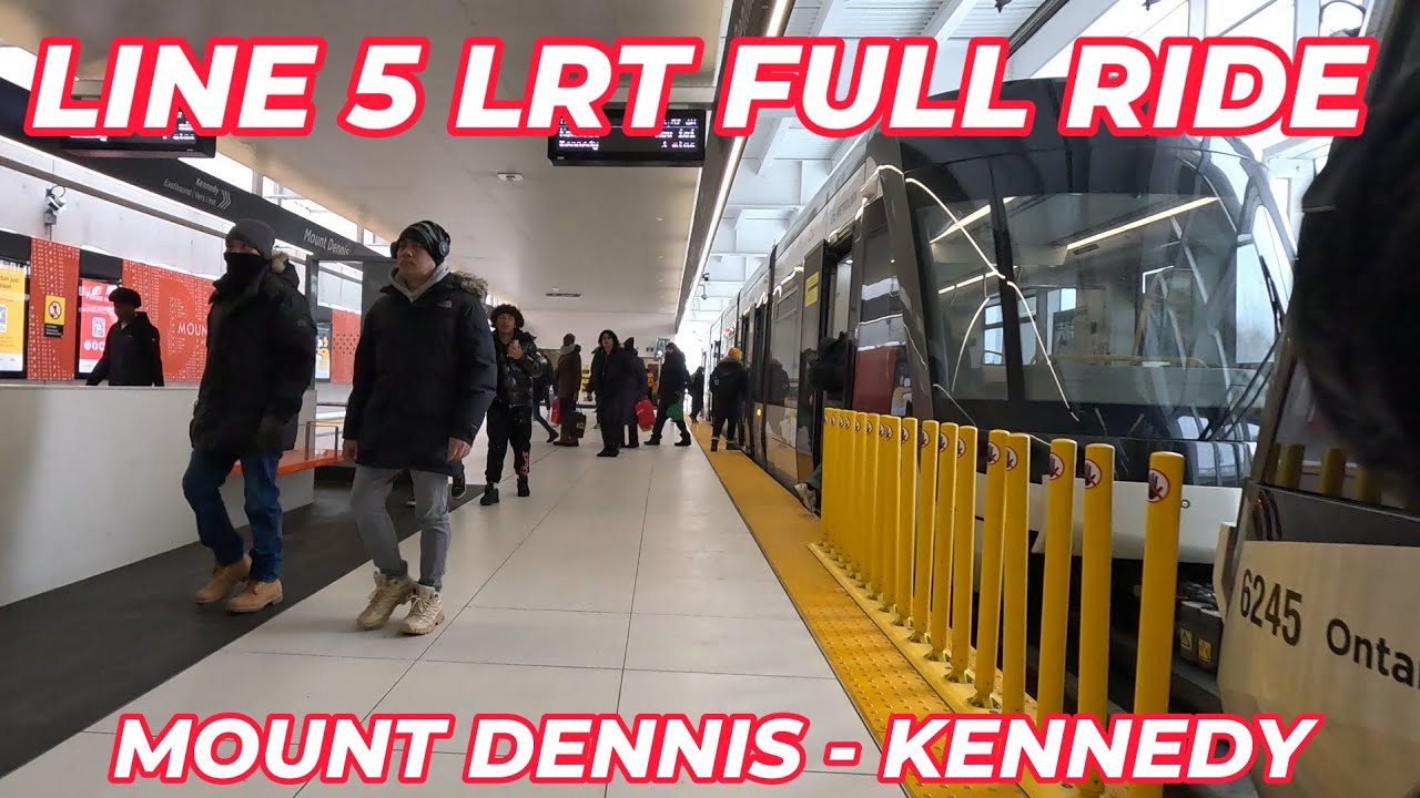 Riding the Full Eglinton Crosstown LRT: Fast Tunnels vs. Street Traffic