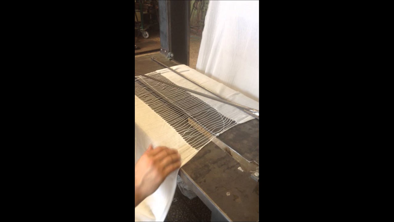 Şal saçak ip kesim makinası
