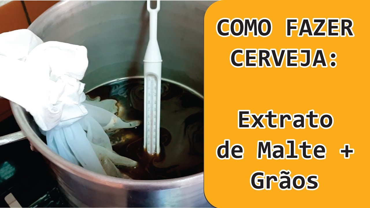 Brassagem Mista (Extrato + Malte em Grãos): Como Fazer Cerveja Artesanal Ep 4  | FAZ CERVEJA
