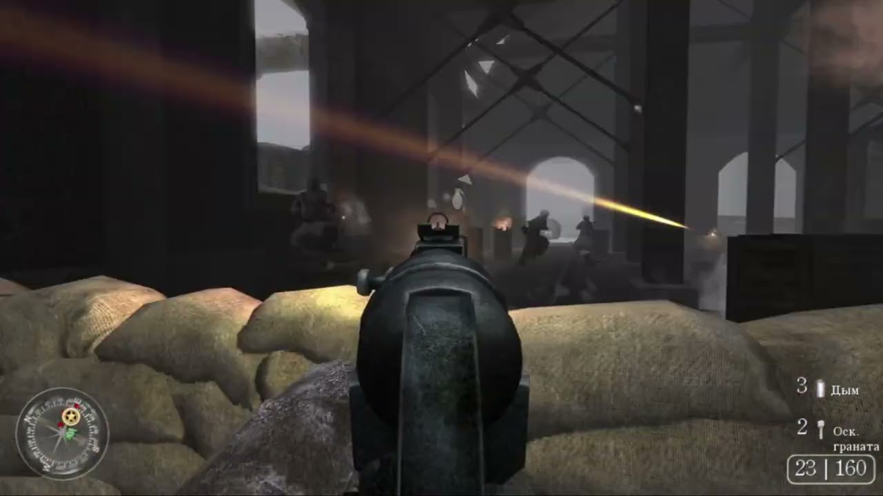 Call of duty 2 Сериальчик игровой Человек войны Освобождение Серия 4