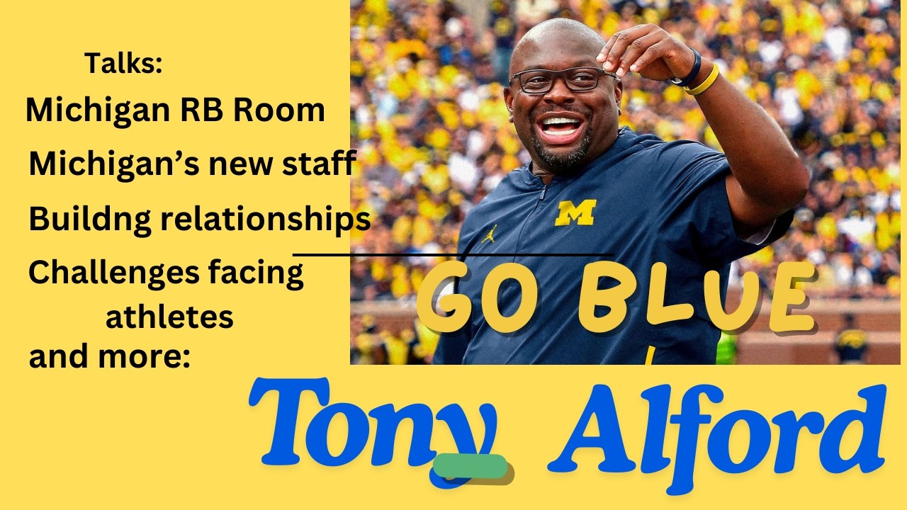 Michigan RB Coach Talks about RB room, RB expectations, and building relationships.