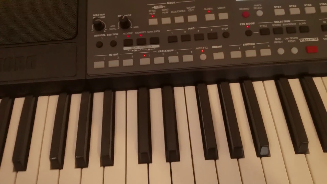 Tutorial Korg pa600 Controlar Ritmos con 1 solo dedo (940) 301 - 9251