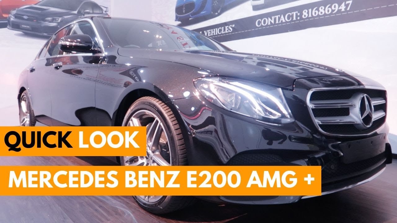 2019 Mercedes E200 AMG Line Premium Plus | Quick Look