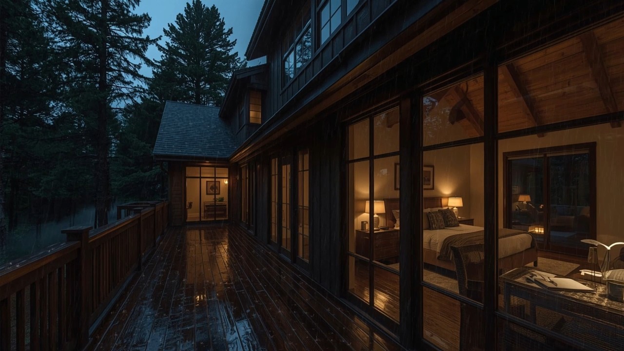 Forest Rain for a Peaceful Night | 3 Hours of Rain Sounds for Deep Sleep & Relaxing Forest Ambience