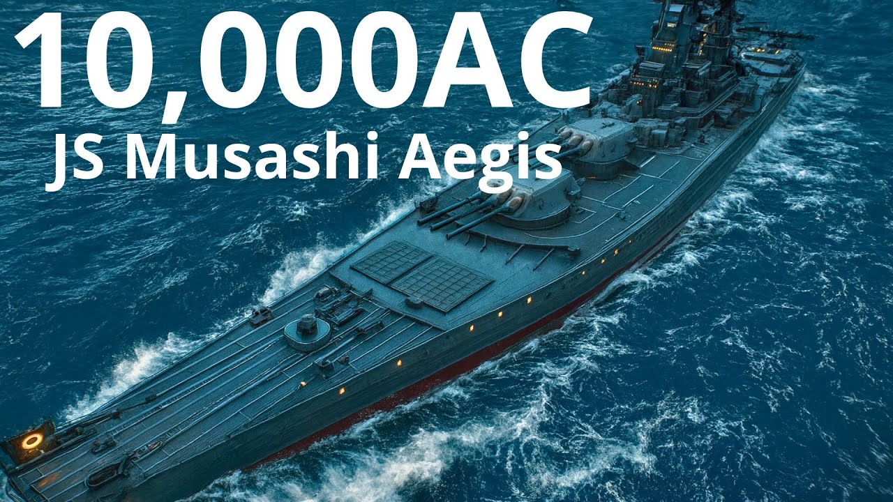 10,000 AC Battleship is worth it? - JS Musashi Aegis - Modern Warships