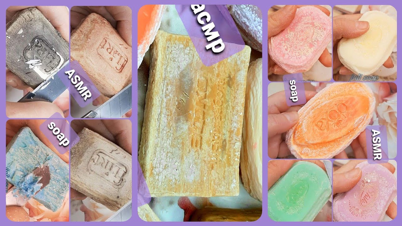ASMR SOAP/CUTTING DRY SOAP/АСМР МЫЛО/РЕЖУ СУХОЕ МЫЛО