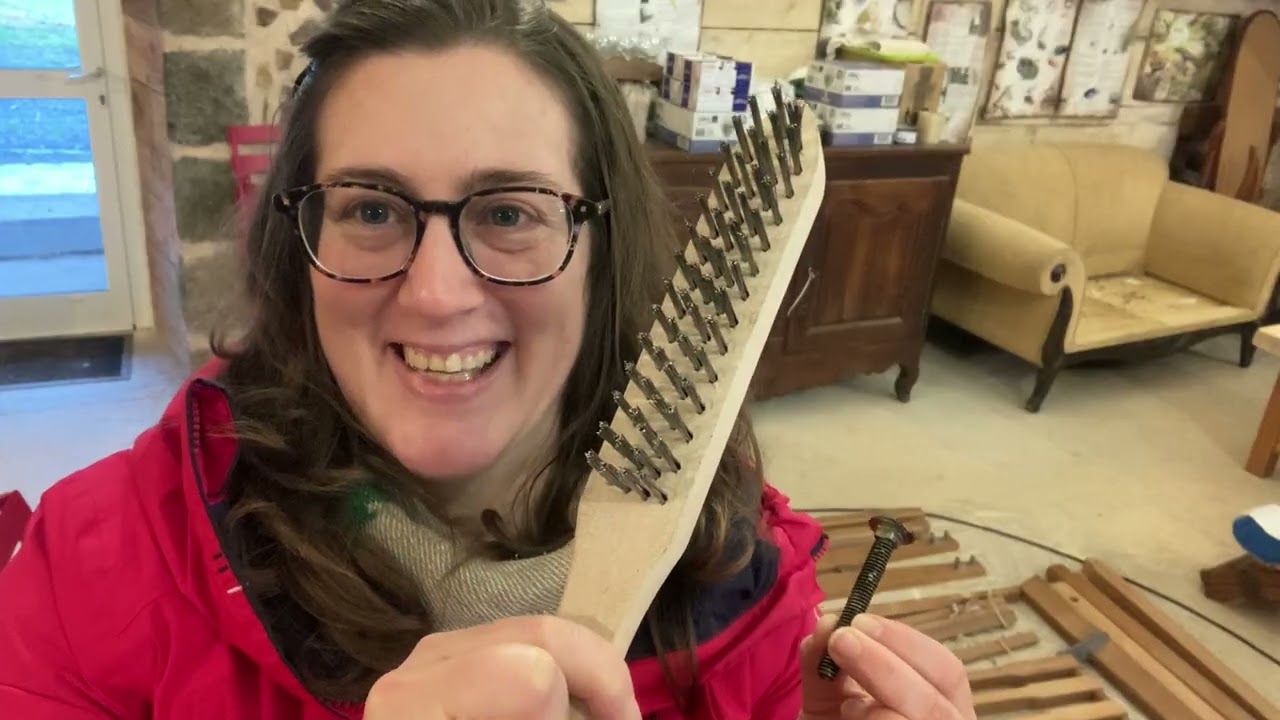 Retaper un métier à tisser : une aventure de longue haleine !!!