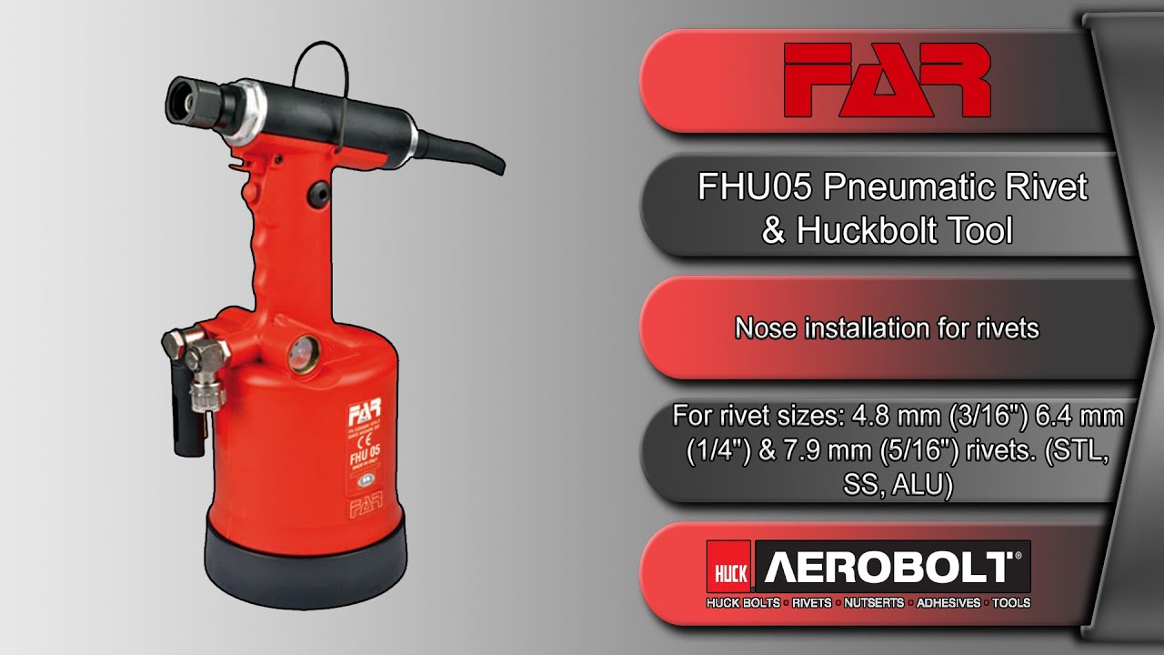 FAR FHU05 - Nose installations for rivets