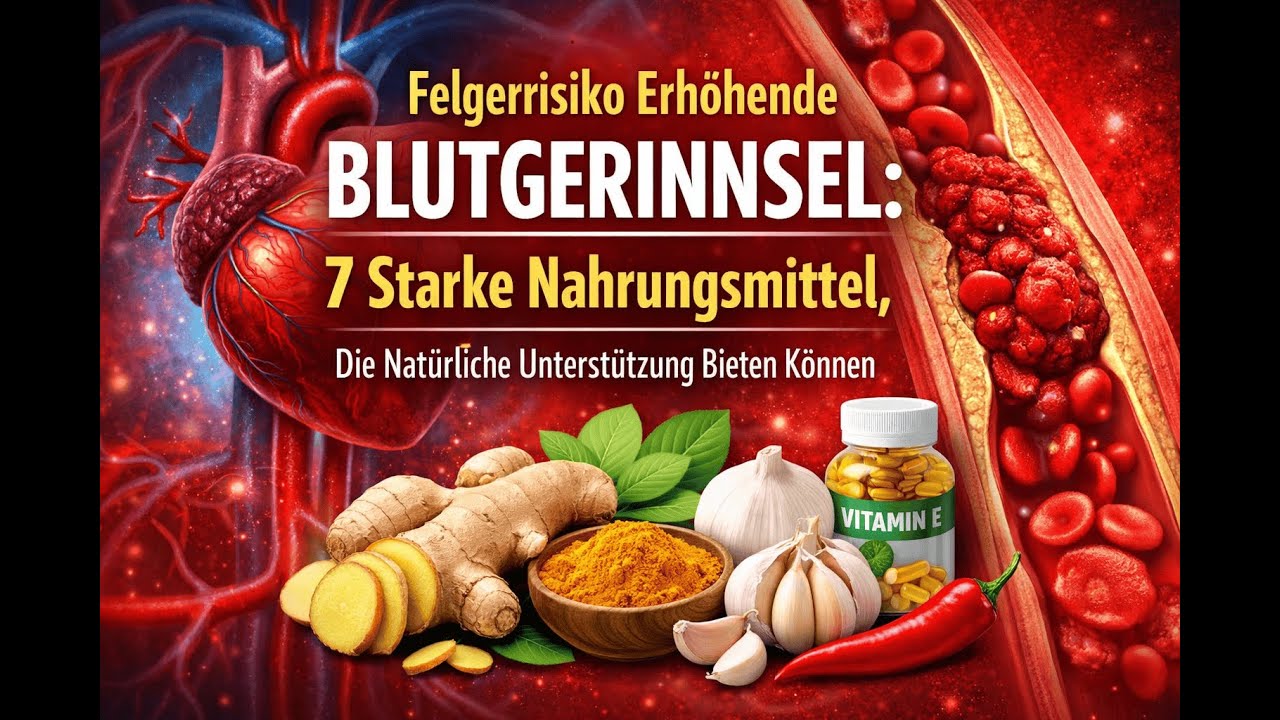 Blutgerinnung Verhindern: Natürliche Heilmittel für eine Gesunde Herz- und Kreislaufgesundheit