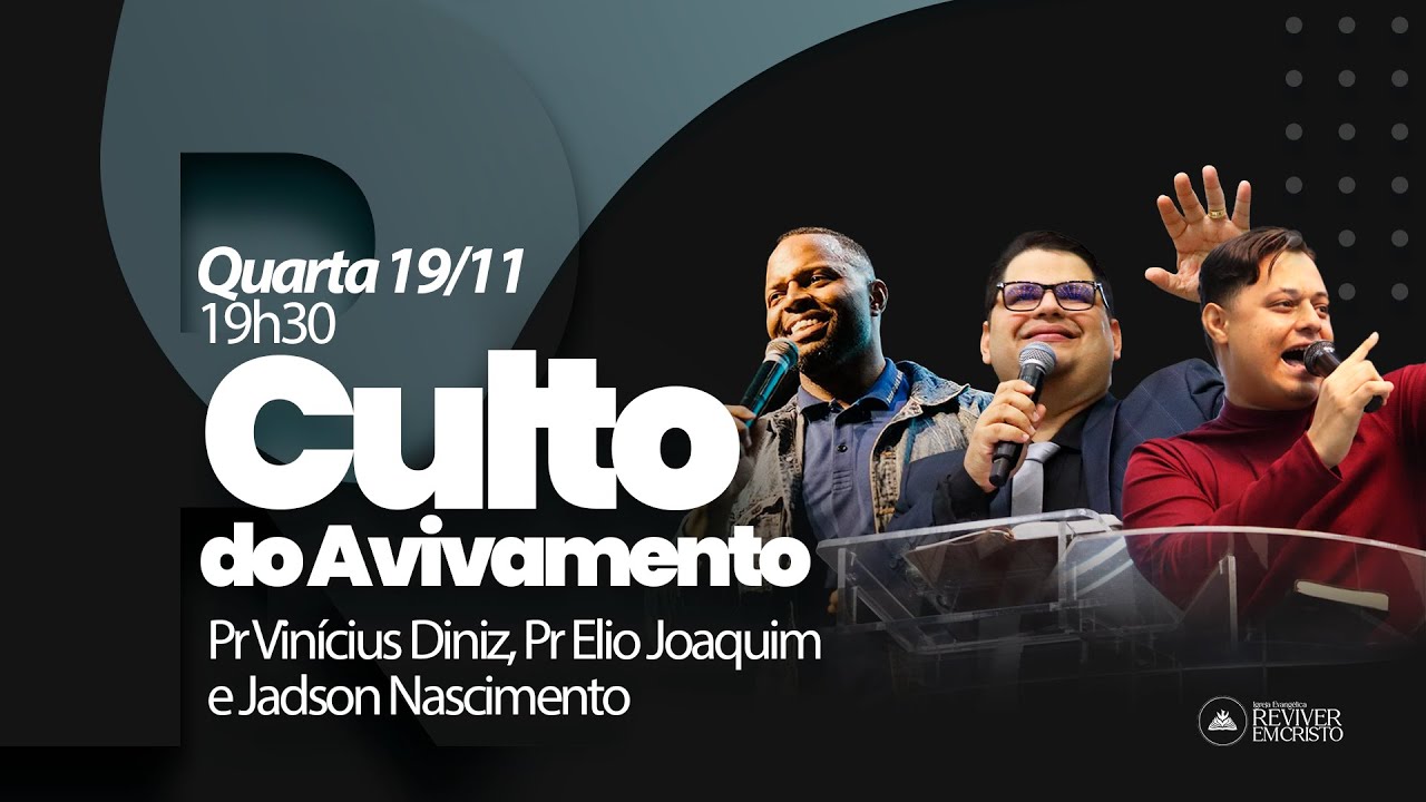 🔴 LIVE | CULTO DO AVIVAMENTO | PR. ELIO JOAQUIM | REC ALAGOAS | 19/11/2025