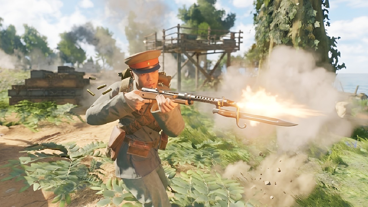 Enlisted Gameplay | Pacific War Munda Trail -- Bibilo Hill – Japan Vs US Army