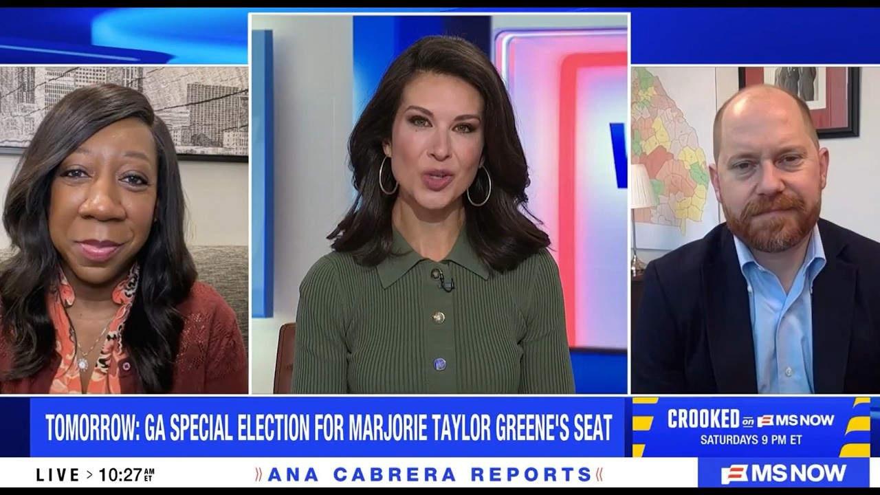 Chair Charlie Bailey talks CD-14, Georgia Dems' momentum with MSNOW's Ana Cabrera