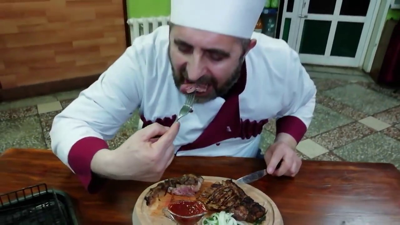 СТЕЙК своими руками, за 10 минут.