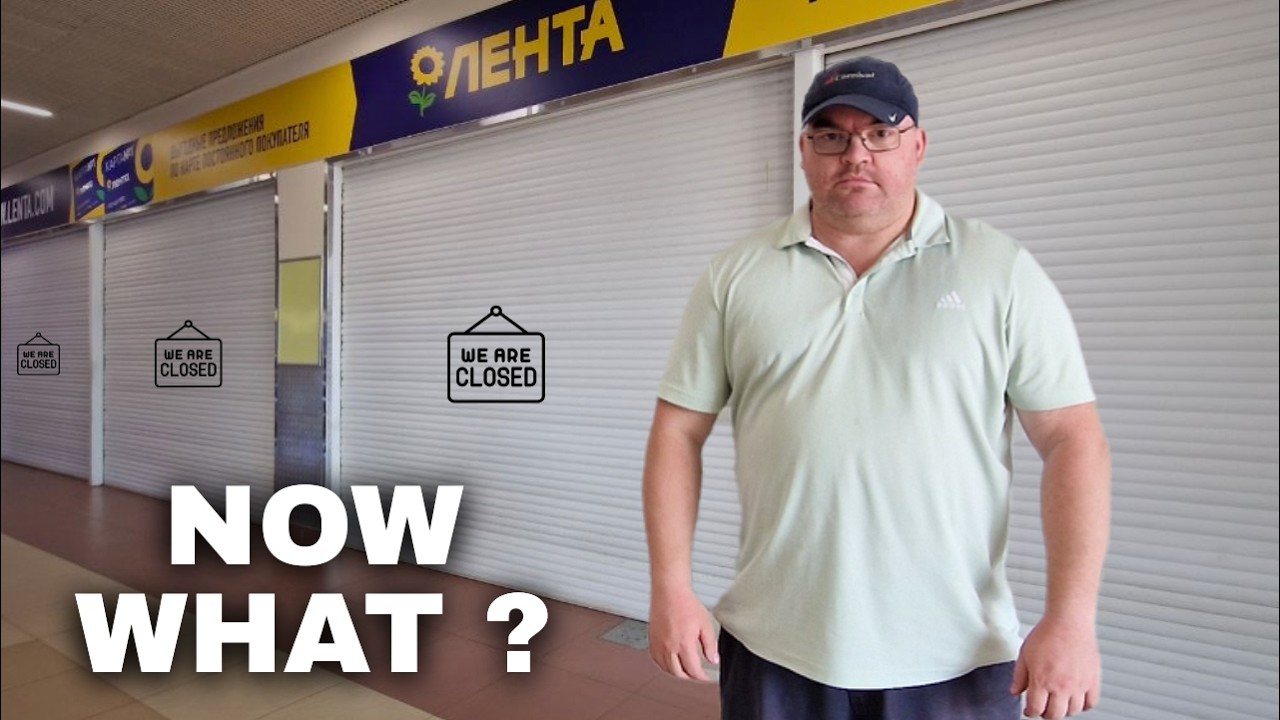 My Russian TYPICAL Supermarket Closed Down 