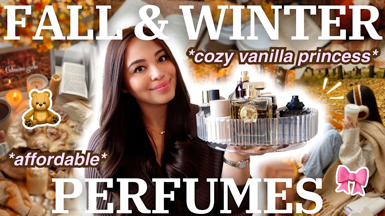 🧸THE BEST FALL & WINTER FRAGRANCES🧸 | must have top COZY, VANILLA, WOODY, SWEET perfumes for women 🎀