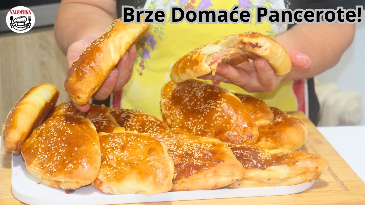 DOMAĆE PANCEROTE😋Sa PIZZA nadevom💥Oduševiće celu porodicu, a neće vam oduzeti puno vremena!